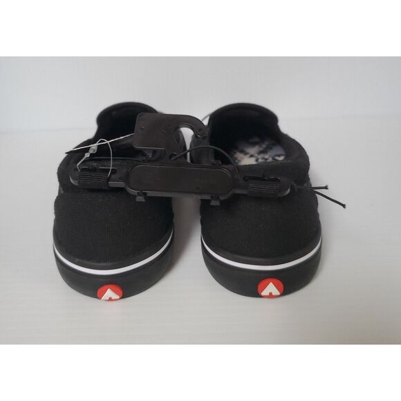 Air Walk Canvas Skeleton Slip Ons Kids Size 4 - Picture 3 of 4